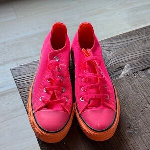 Converse Pink and Orange Women's Sneakers